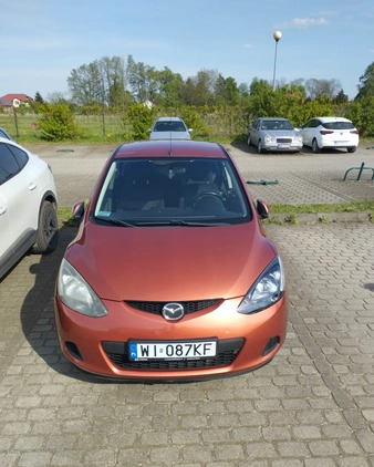 Mazda 2 cena 14000 przebieg: 137970, rok produkcji 2008 z Warszawa małe 121